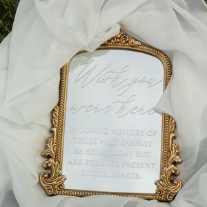 Wish You Were Here Sign | Wedding Memorial Sign In Loving Memory |